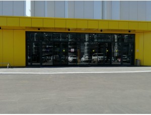 Продажа и Монтаж автоматической двери Обьект г. Балашиха, ТРЦ Новоизмайловский